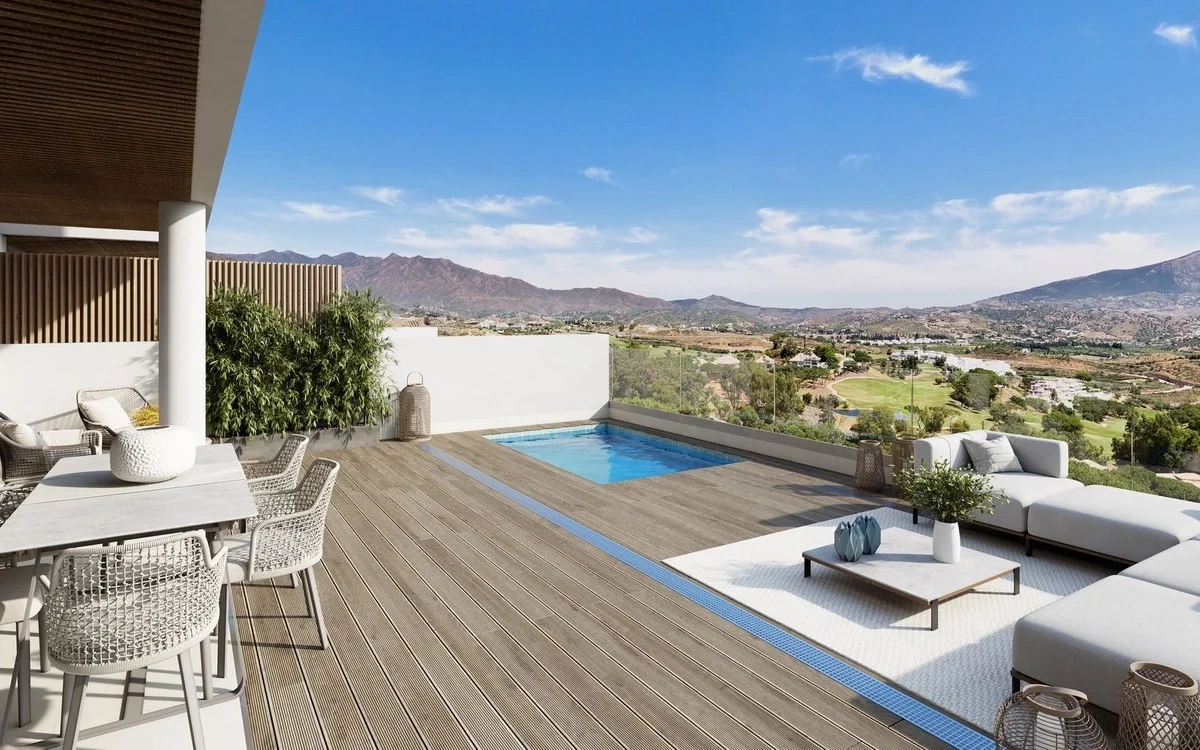 1 - venta apartamento vista al mar mijas andalucía españa