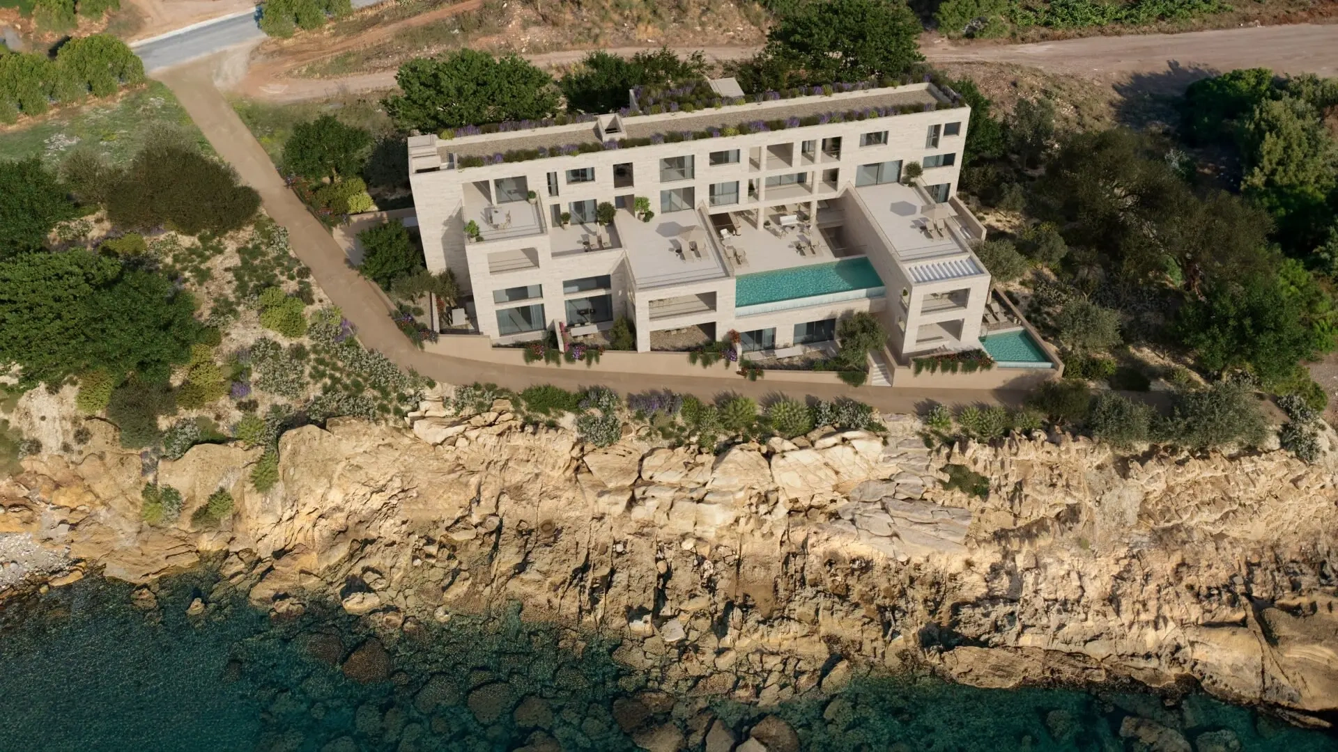 Appartement vue mer avec piscine