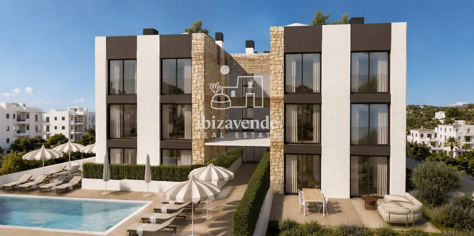 1 - verkoop appartement uitzicht op zee sant antoni de portmany ibiza - balearic islands spanje