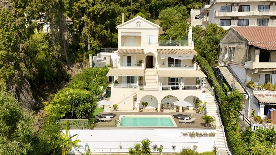 1 - verkauf villa meerblick corfu ionische inseln griechenland