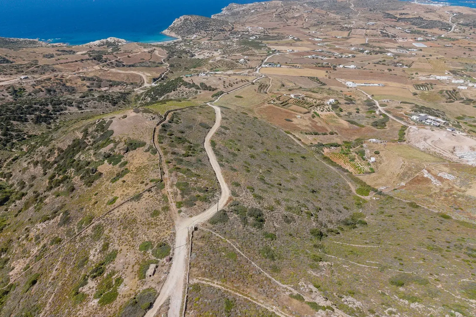1 - sea view plot of land for sale in antiparos - cyclades south aegean greece