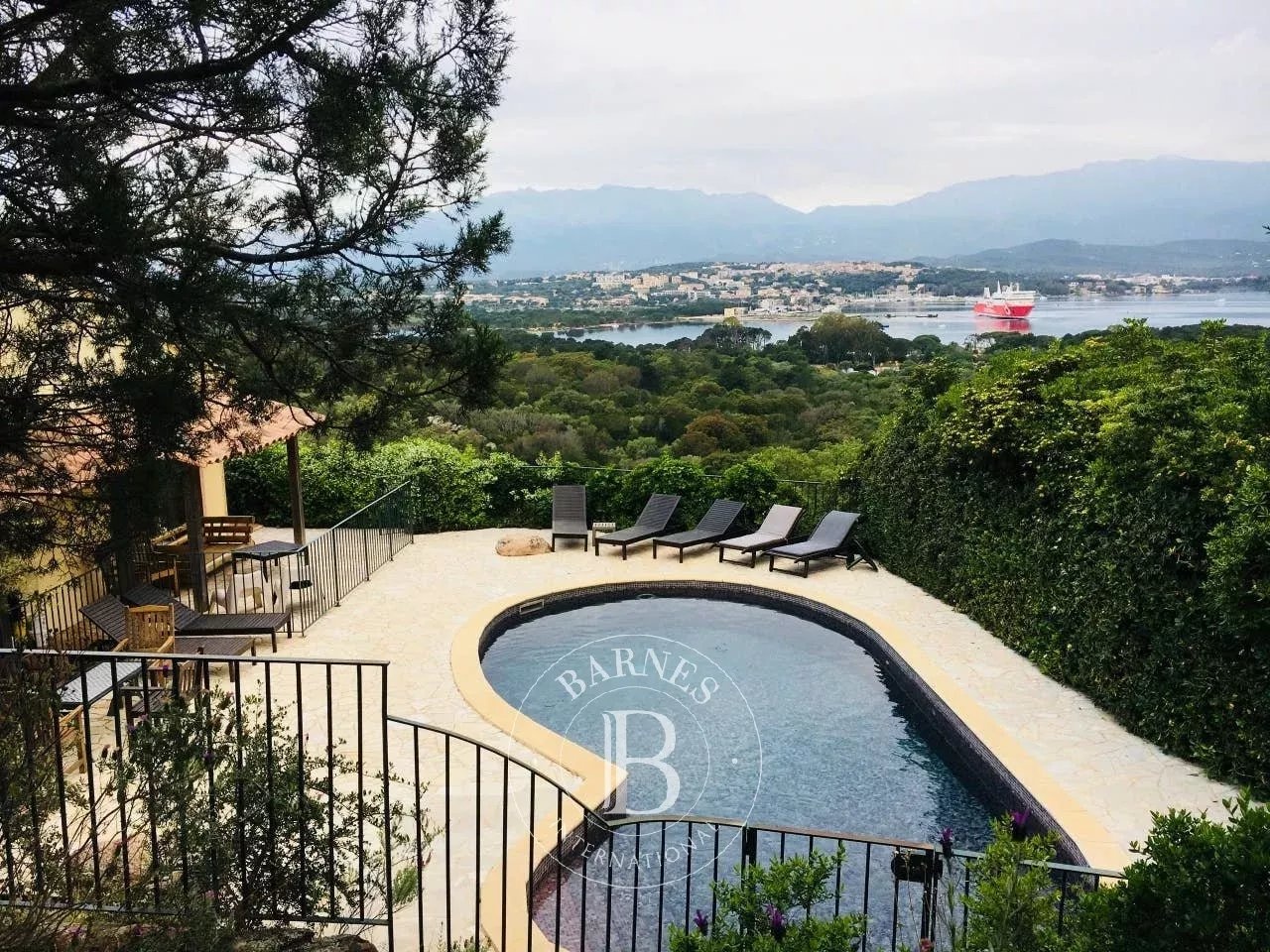 1 - sea view house for vacation rentals in porto-vecchio corsica (south) france