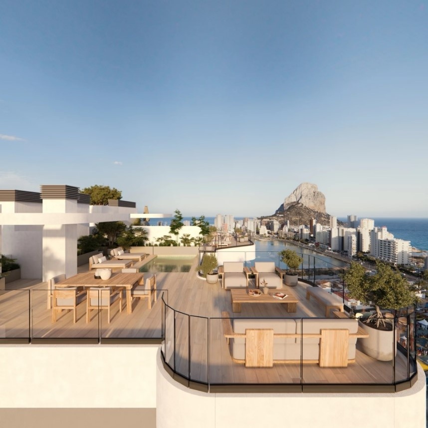 1 - venda apartamento vista de mar calpe - costa blanca comunidade valenciana espanha