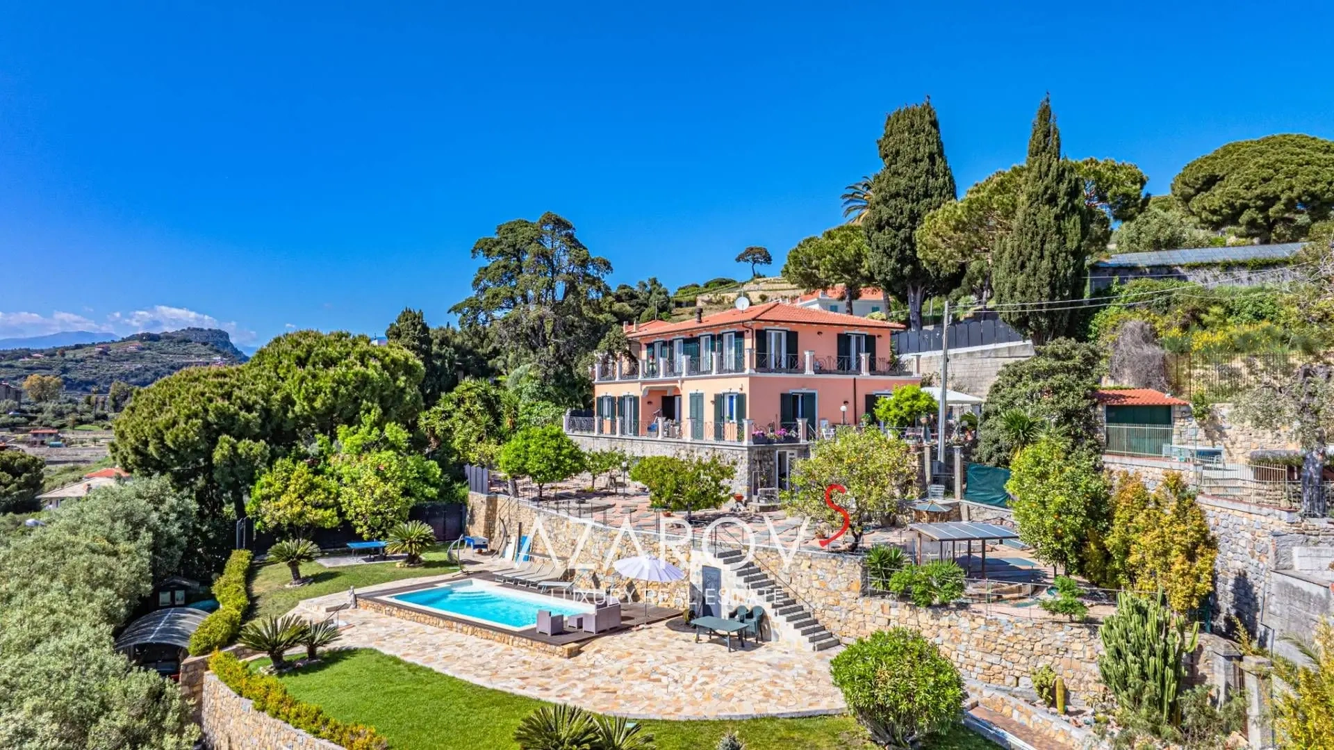 1 - продажа villa вид моря bordighera лигурия италия