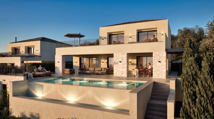 2 - waterfront villa for sale in kanáli epirus greece