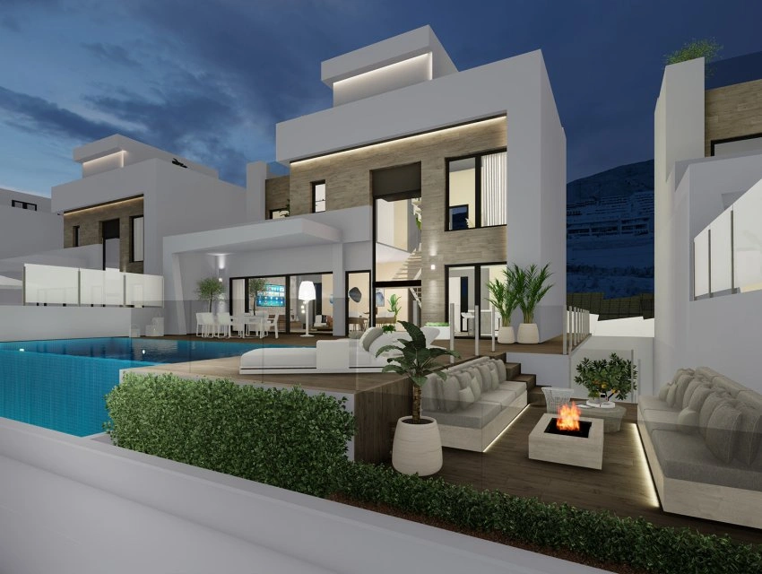 1 - vente villa vue mer finestrat - costa blanca communauté valencienne espagne