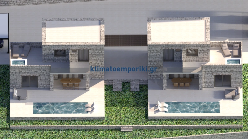 Maison vue mer avec piscine