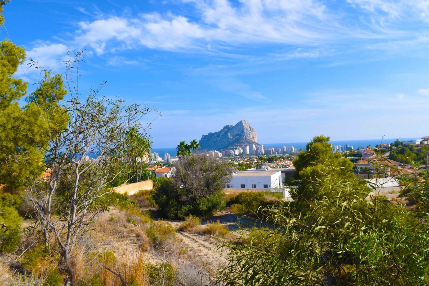 1 - sea view plot of land for sale in calpe - costa blanca valencian community spain
