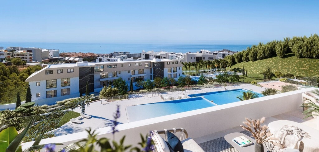 1 - verkoop appartement uitzicht op zee benalmadena - costa del sol andalusië spanje