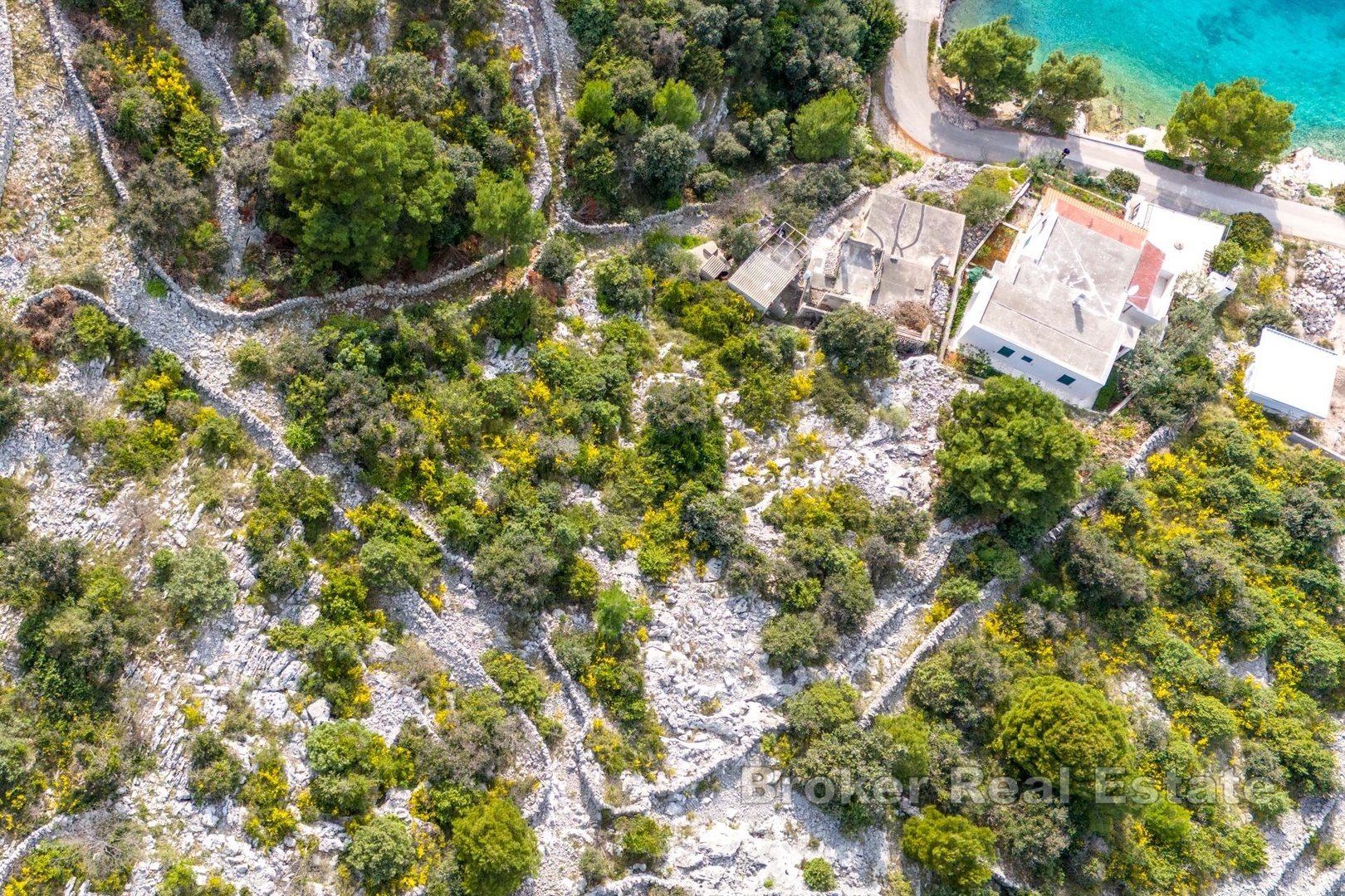 2 - venda terreno vista de mar rogoznica sibenik croácia