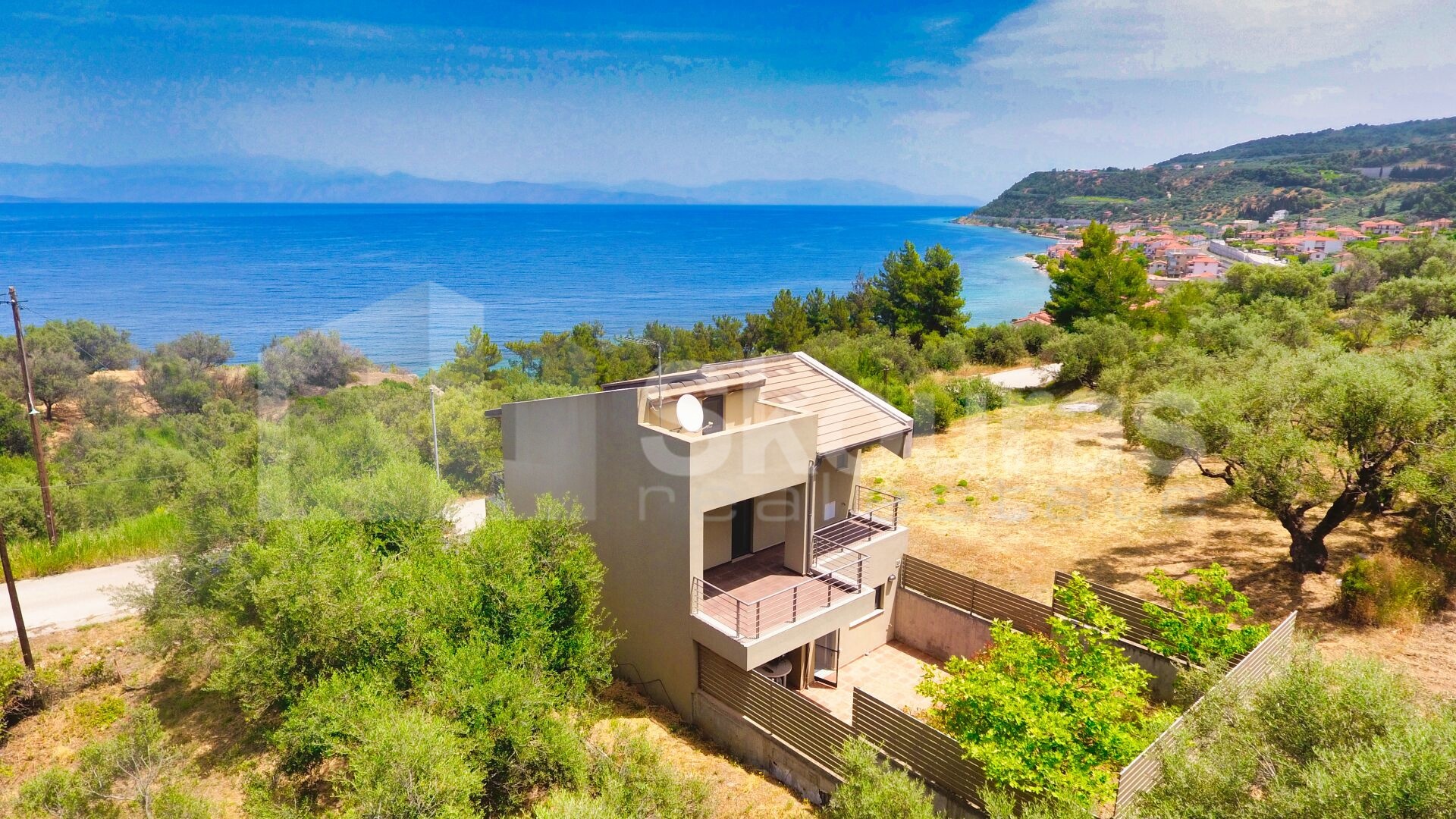 1 - sea view house for sale in plátanos peloponnese greece