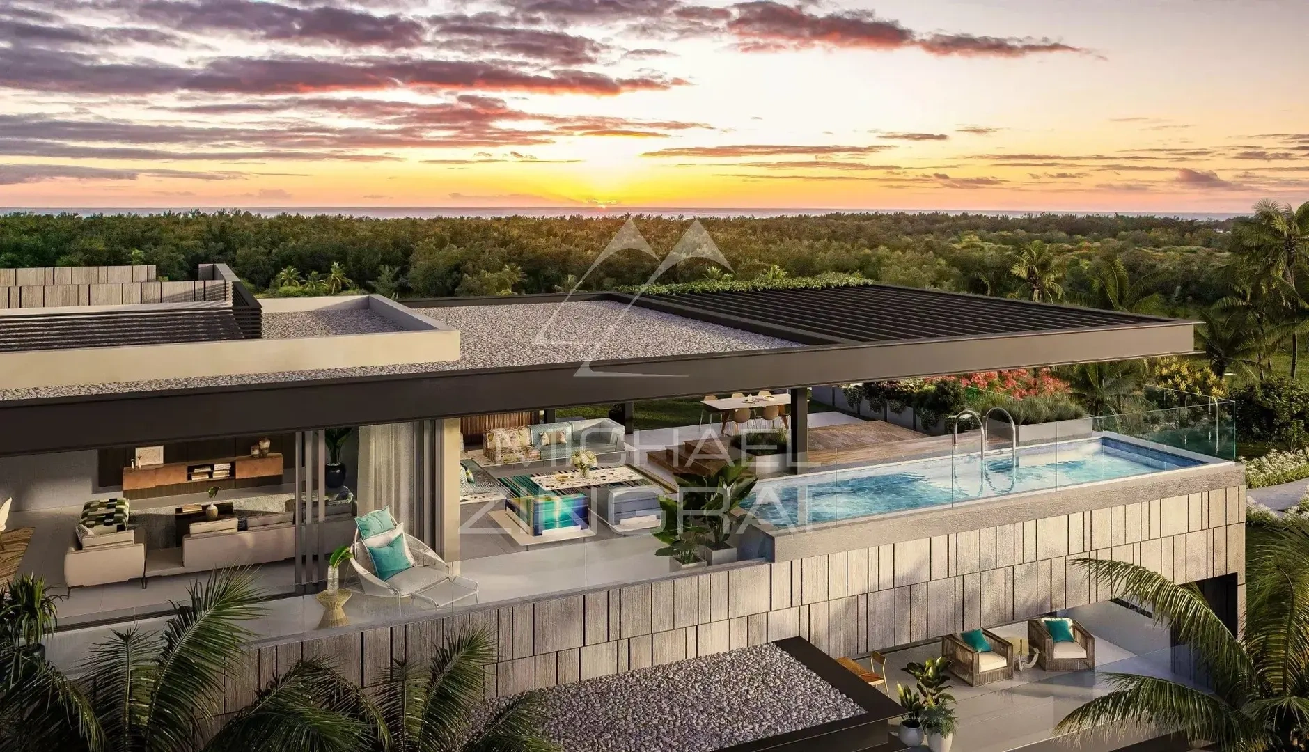 1 - продажа квартира вид моря grand baie ривьер-дю-рампар маврикий