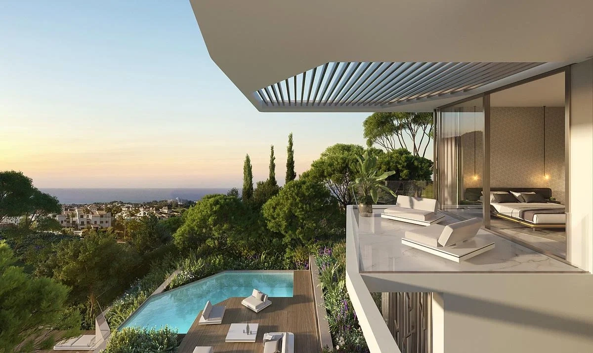 1 - verkoop huis uitzicht op zee benahavis - costa del sol andalusië spanje