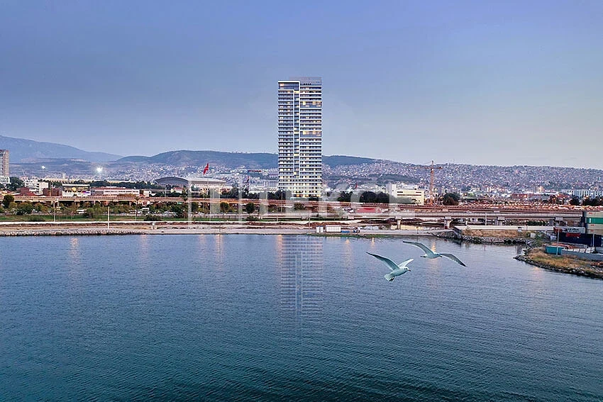 2 - sea view apartment for sale in konak i̇zmir turkey