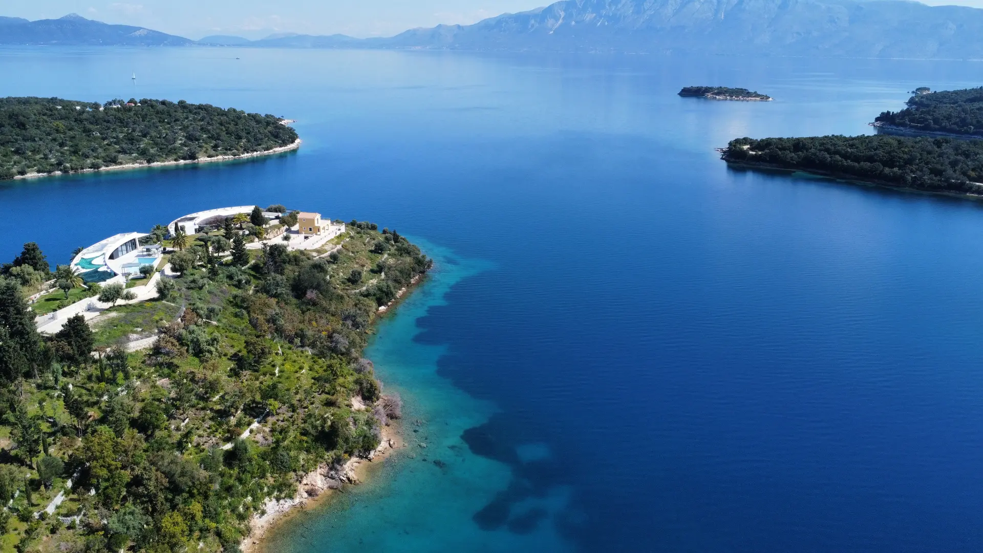 1 - verkauf grundstück direkt am wasser lefkada ionische inseln griechenland
