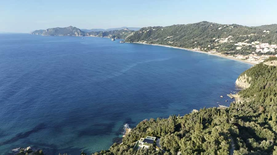 2 - vente propriété vue mer pentati îles ioniennes grèce