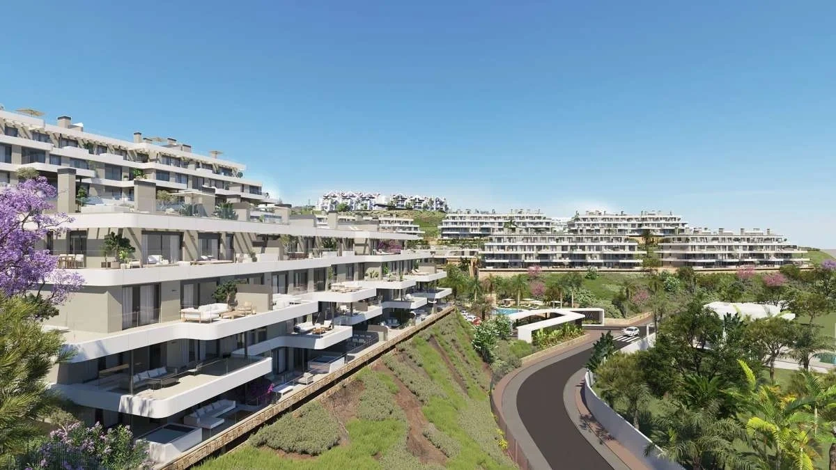 1 - продажа квартира вид моря mijas андалусия испания