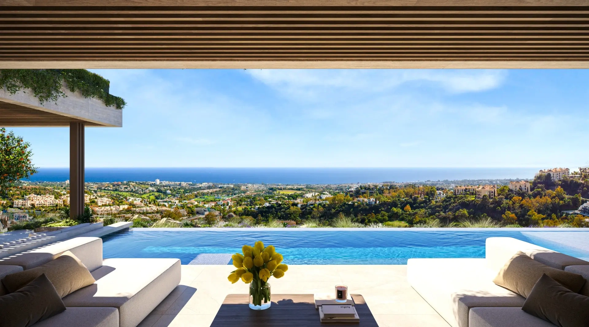 1 - vente maison vue mer benahavis - costa del sol andalousie espagne