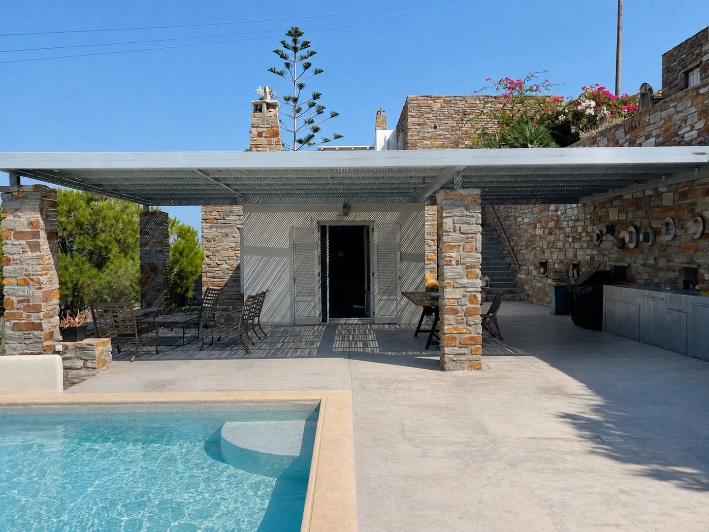 2 - vente villa pieds dans l'eau kéa - cyclades egée méridionale grèce