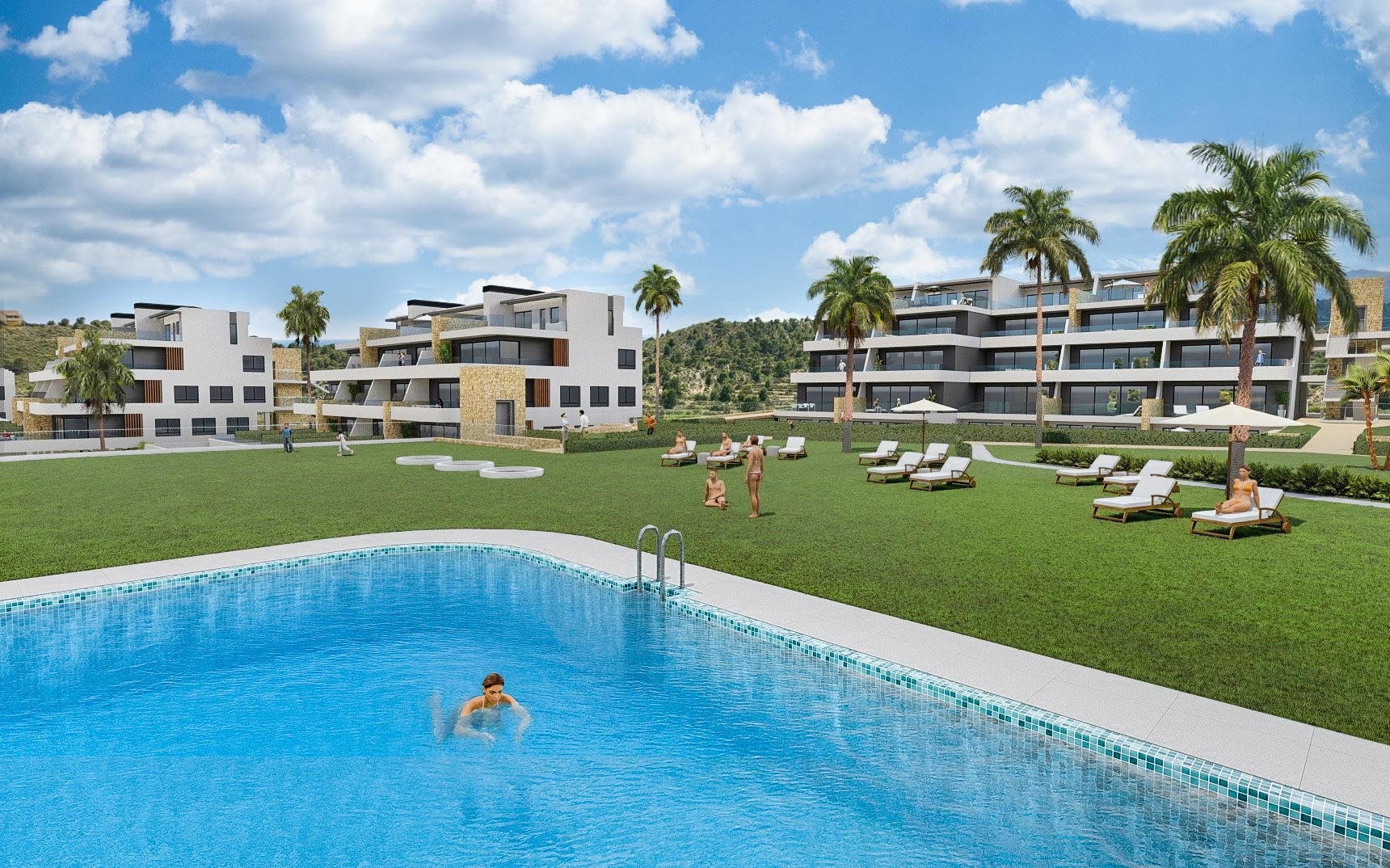 1 - verkauf wohnung meerblick finestrat - costa blanca valencia spanien