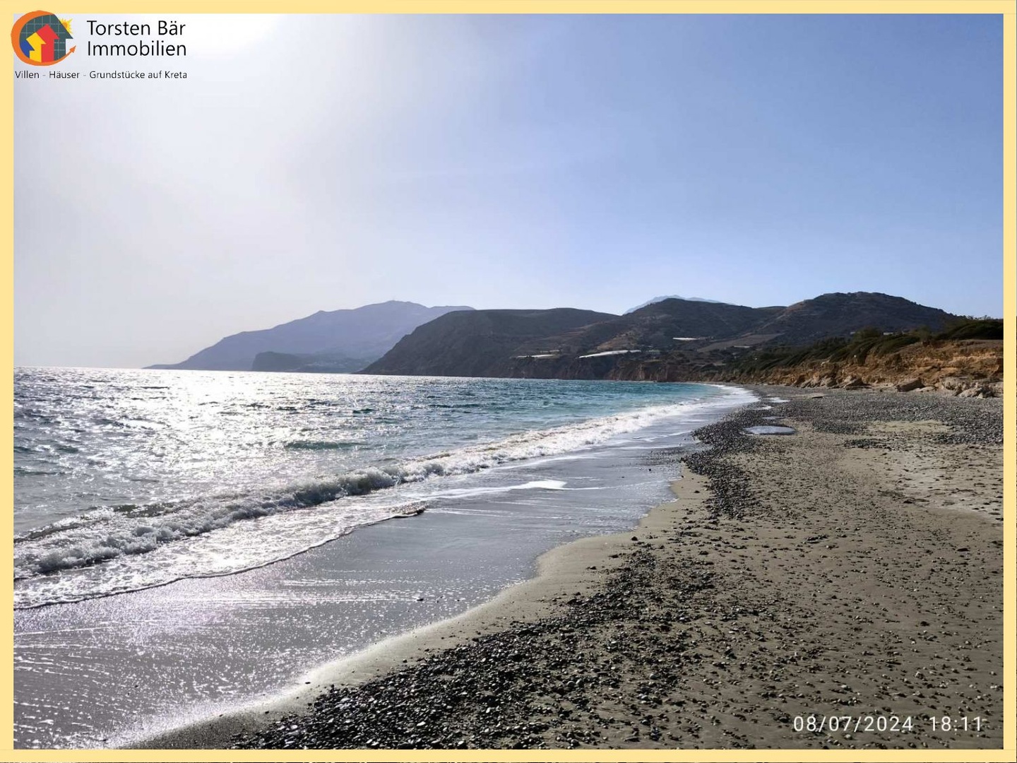 1 - venta terreno vista al mar kókkinos pírgos creta grecia