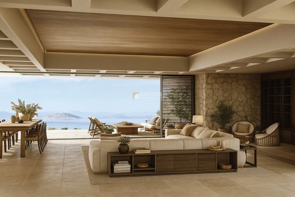 Maison vue mer avec piscine