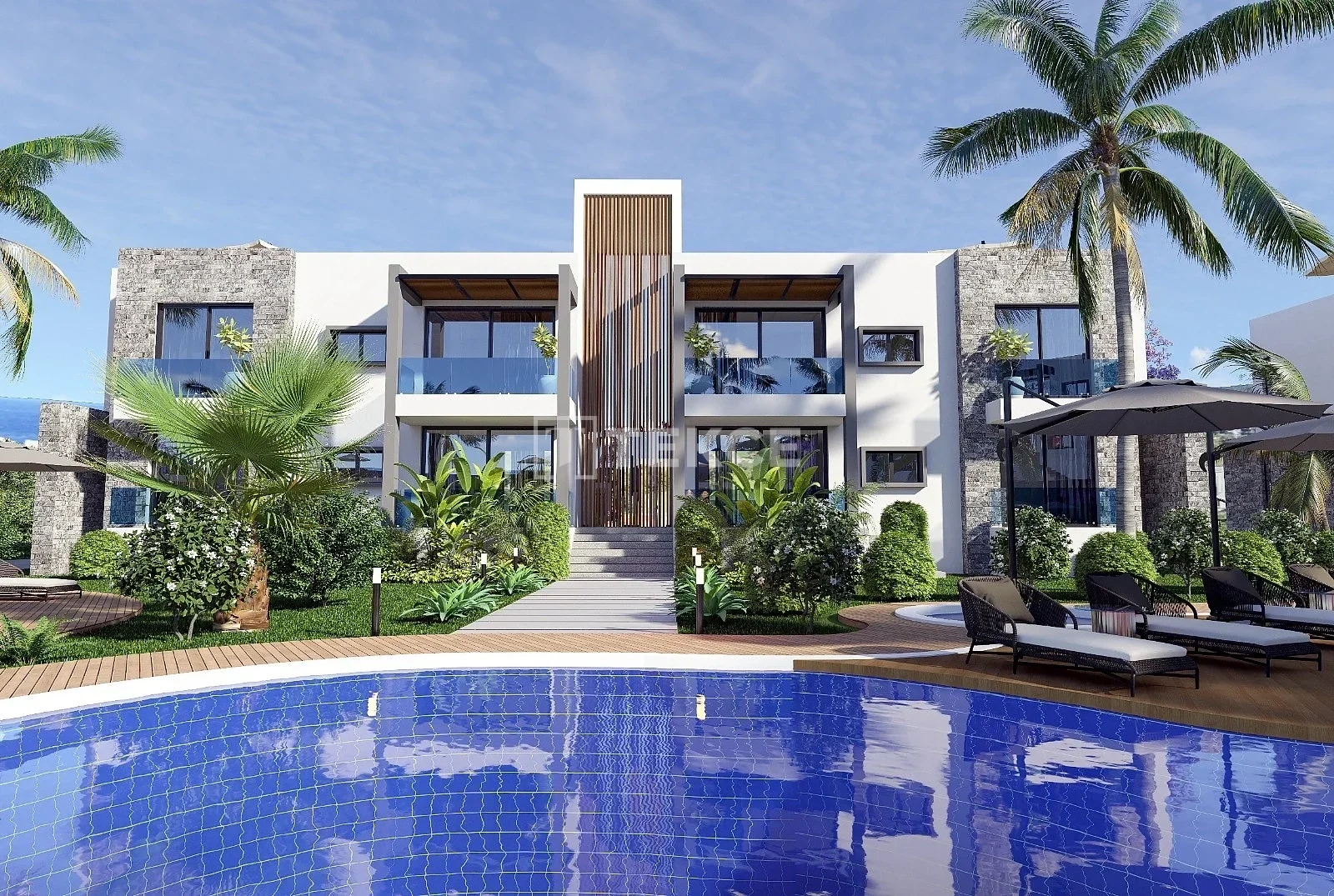 1 - verkoop appartement uitzicht op zee girne kyrenia cyprus