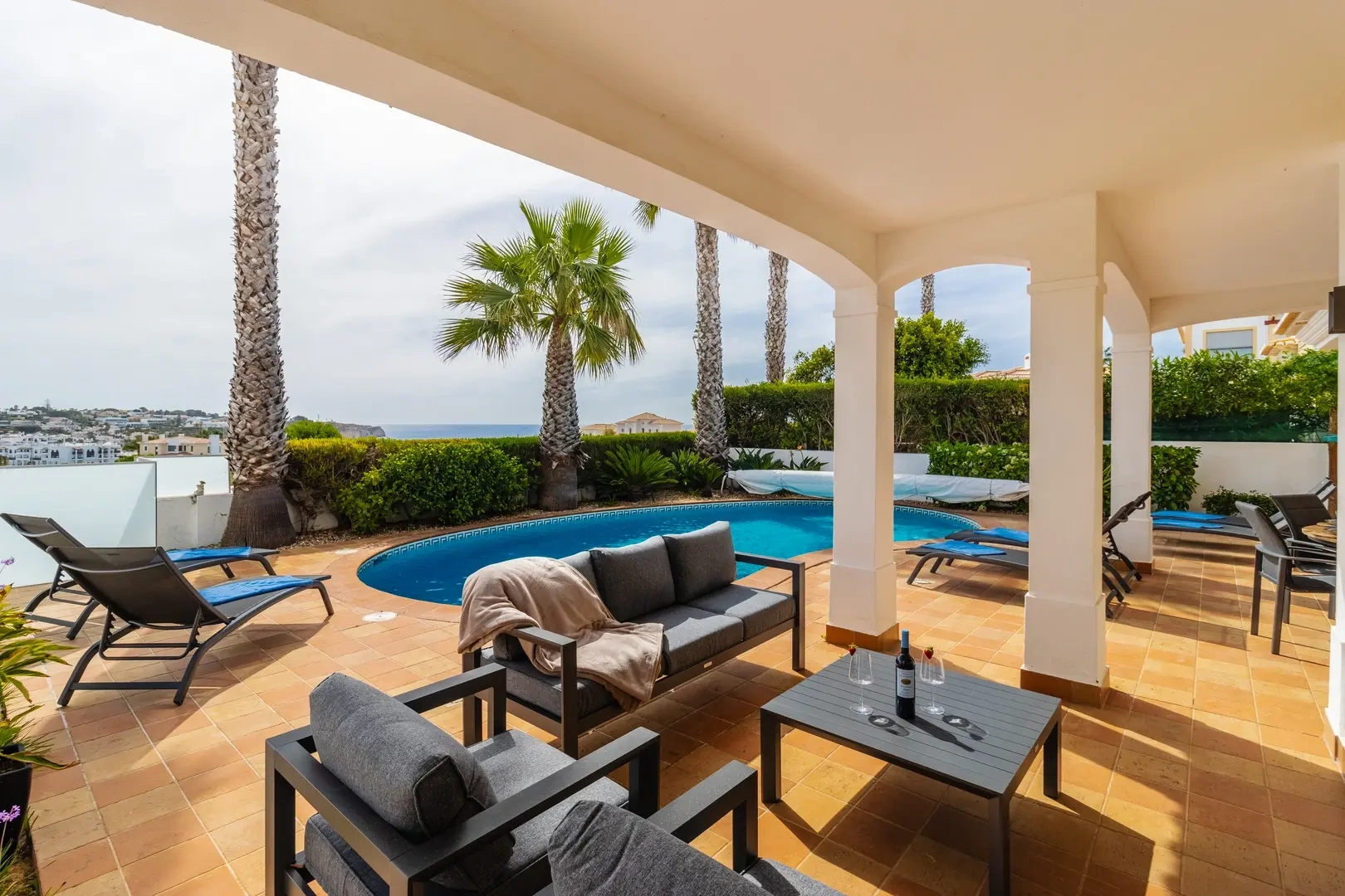 Haus meerblick mit Pool