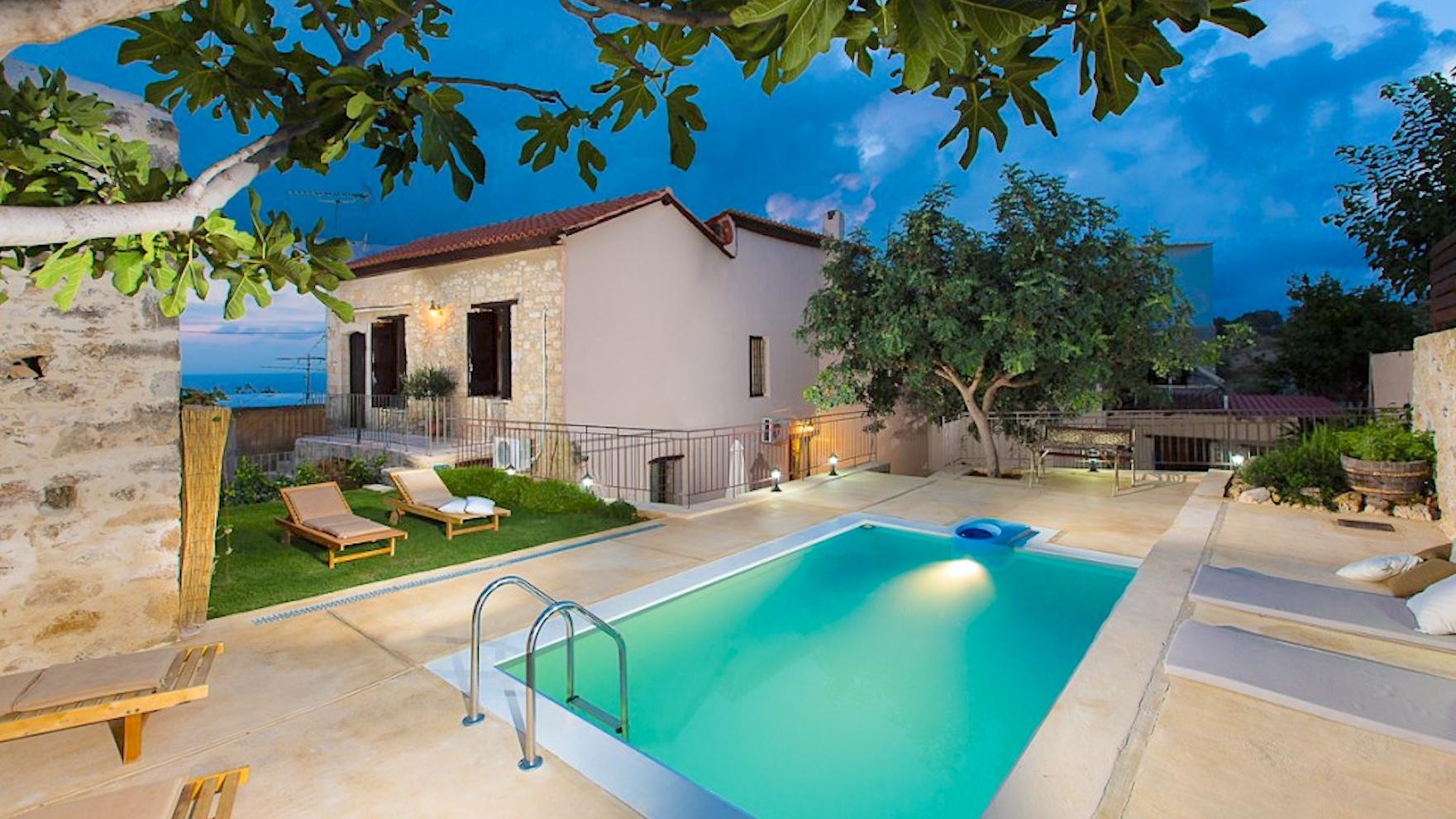 2 - vente maison vue mer réthymnon crète grèce