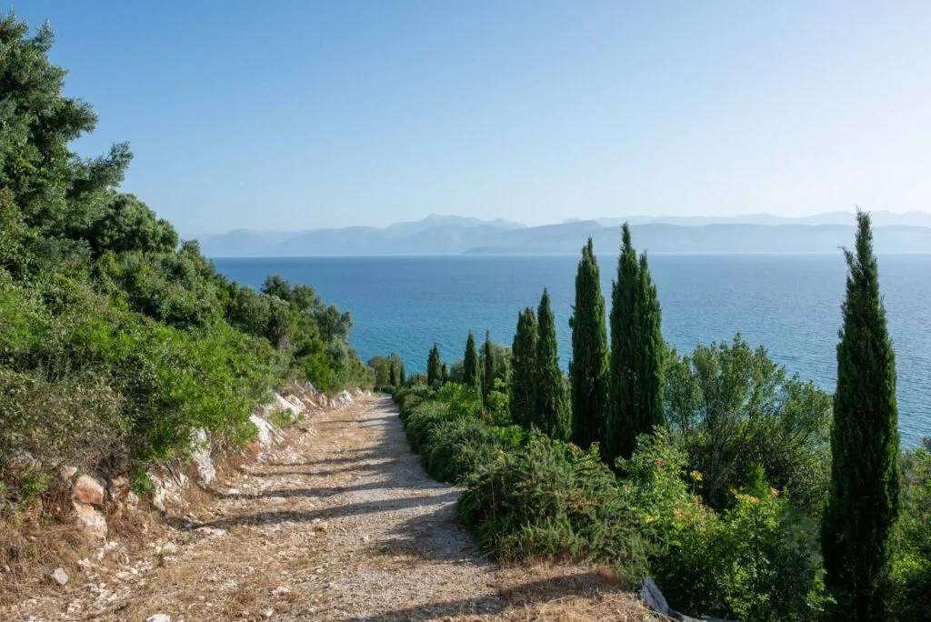 2 - vente villa vue mer perithia îles ioniennes grèce