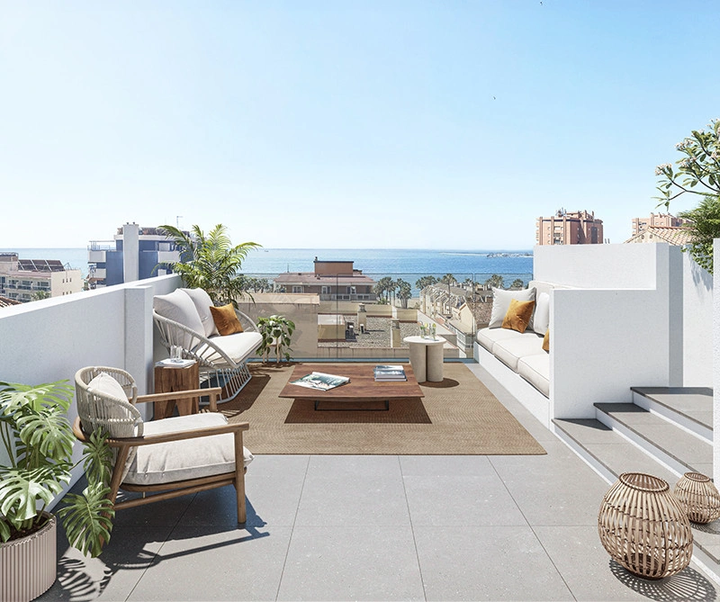 2 - vente appartement vue mer malaga andalousie espagne