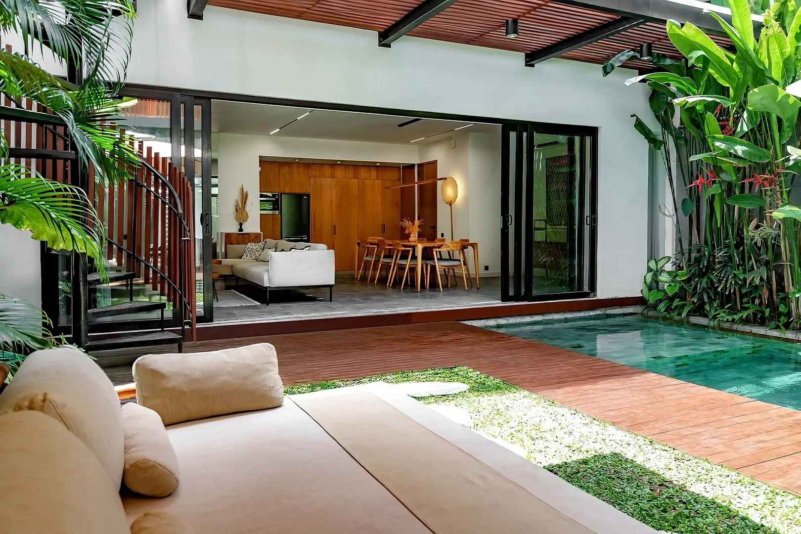 2 - продажа villa ноги в воде canggu bali индонезия