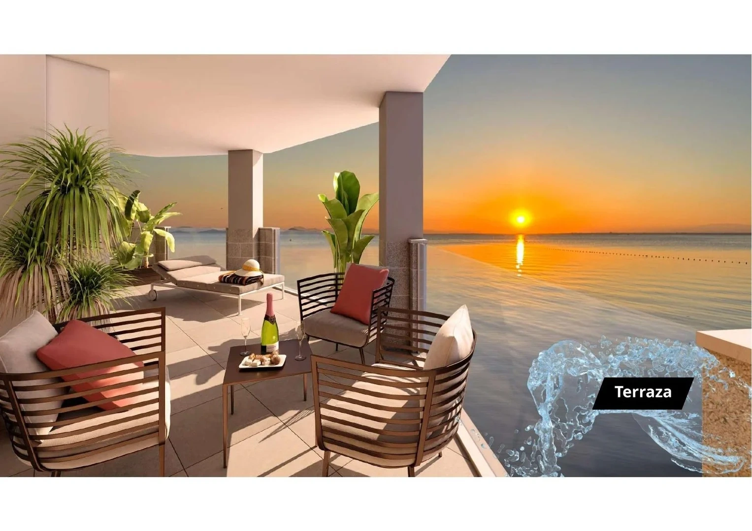 2 - vente appartement pieds dans l'eau la manga del mar menor région de murcie espagne