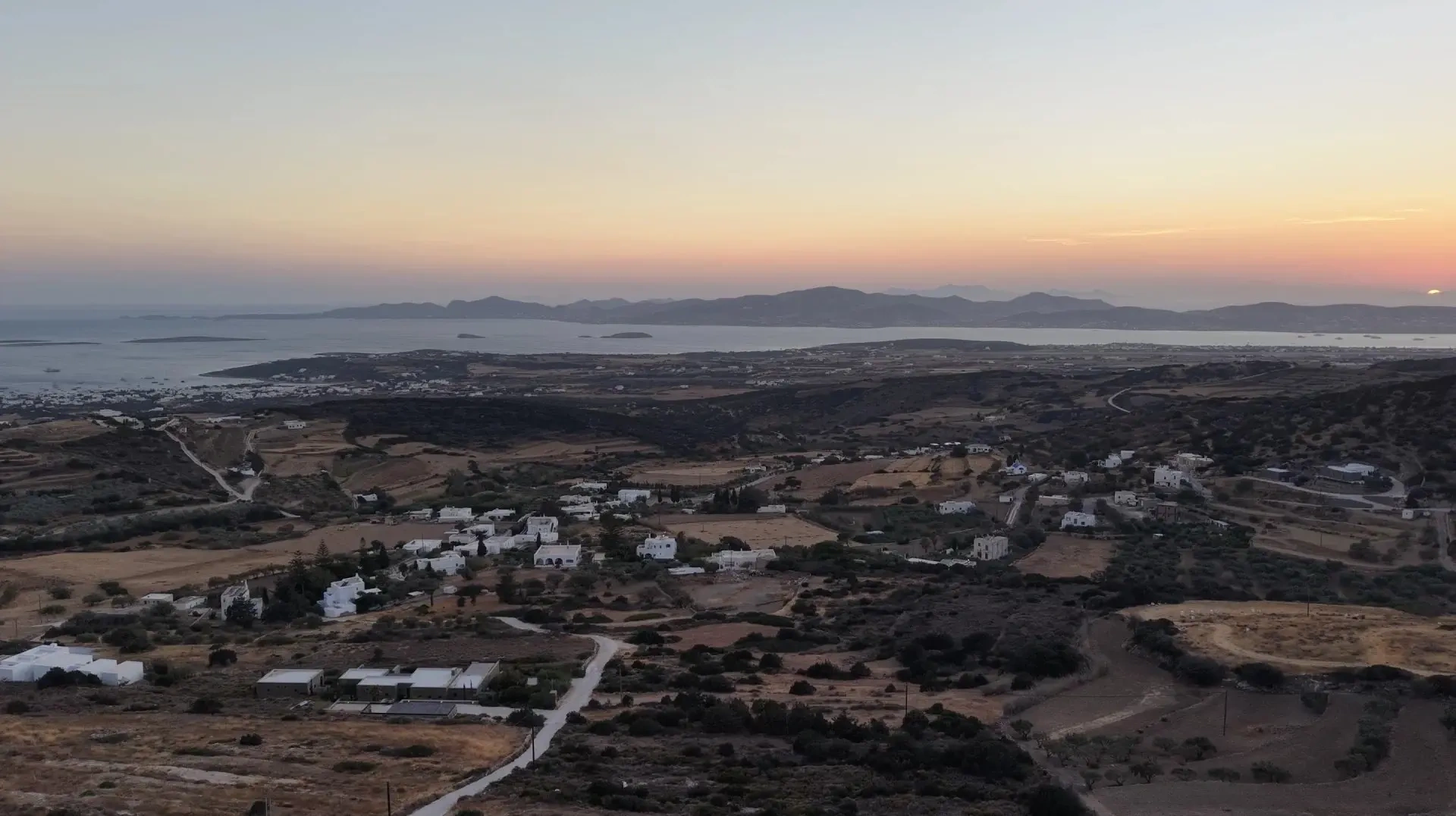 1 - vente terrain vue mer paros - cyclades egée méridionale grèce