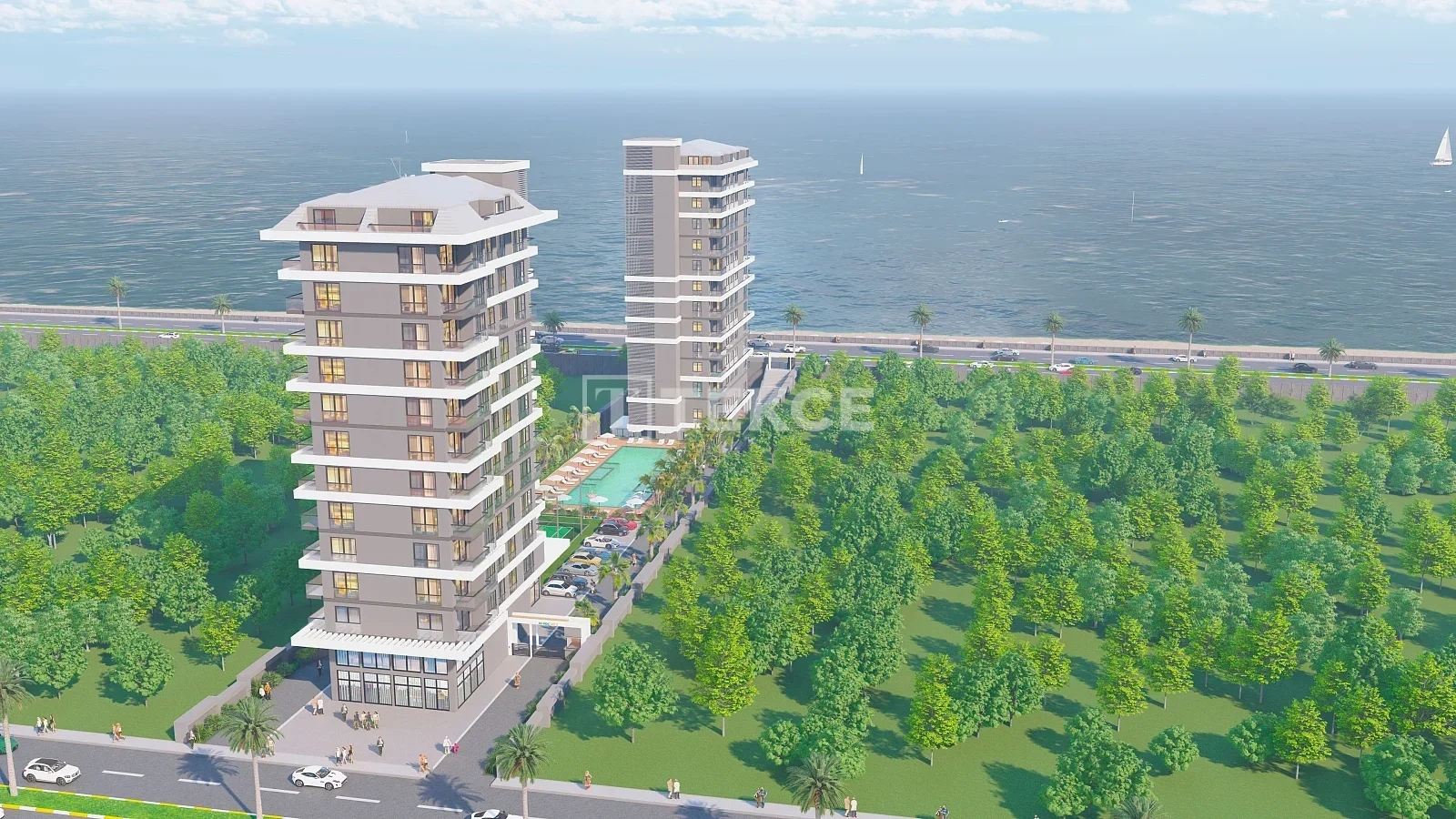 2 - verkoop appartement uitzicht op zee alanya antalya turkije