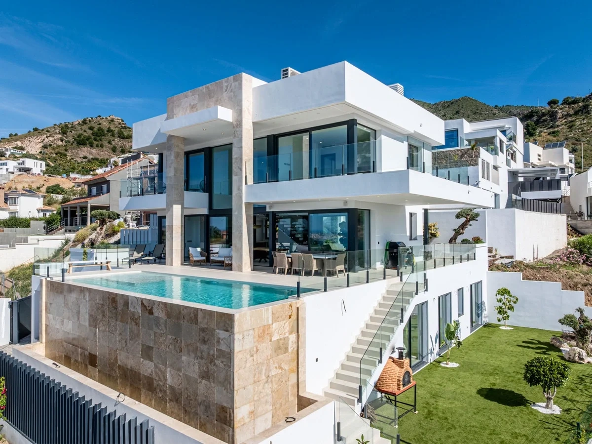 1 - vente maison vue mer benalmadena - costa del sol andalousie espagne