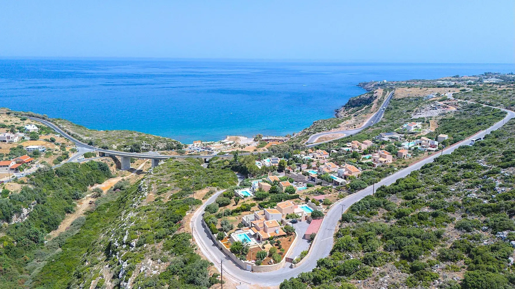 1 - vente villa vue mer réthymnon crète grèce