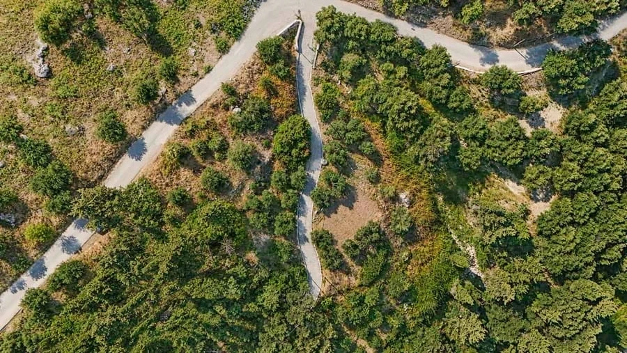 2 - vente terrain vue mer corfu îles ioniennes grèce