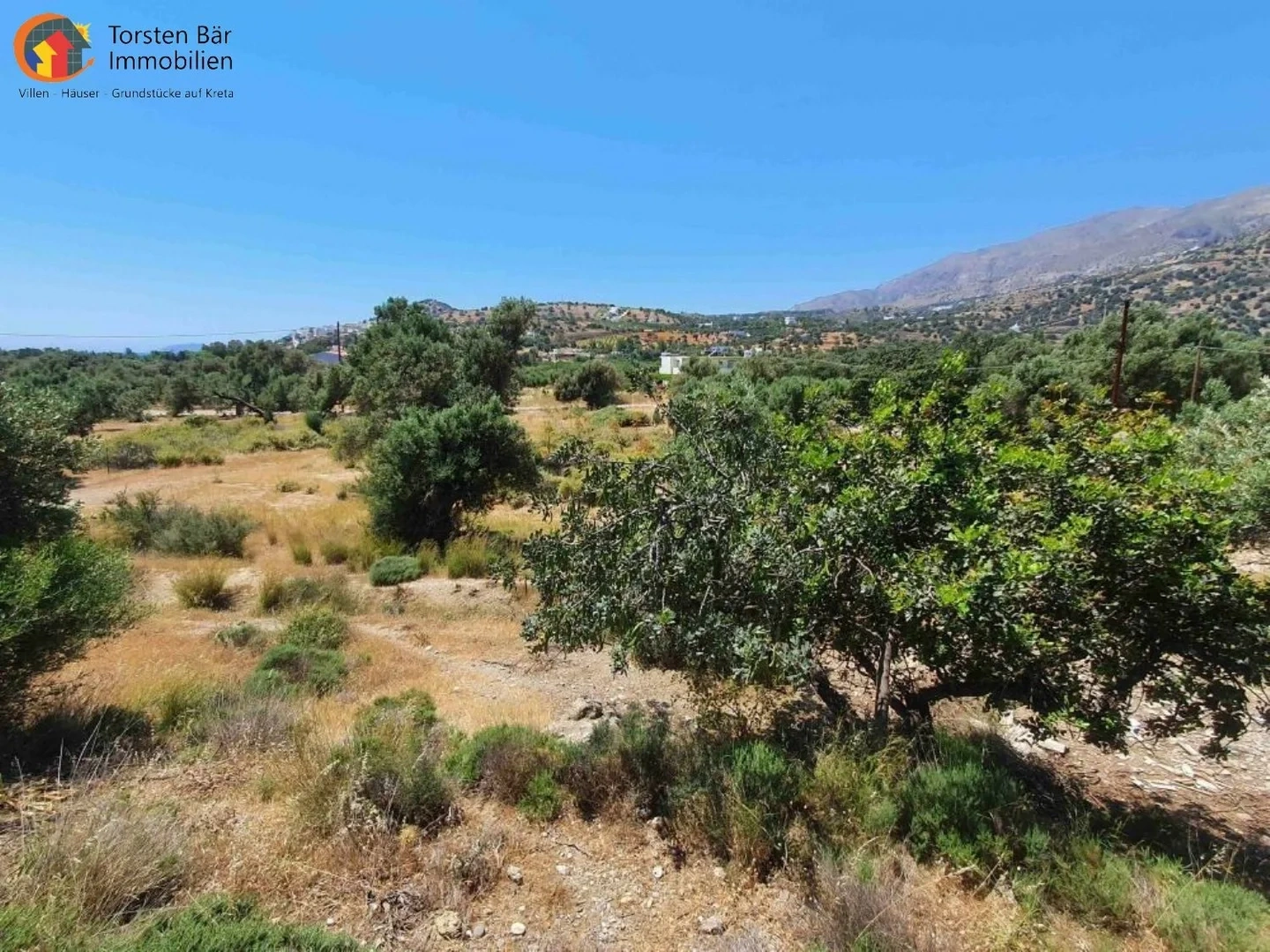 1 - vente terrain vue mer agia galini crète grèce