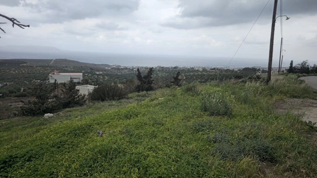1 - vente terrain vue mer vathianos kampos crète grèce