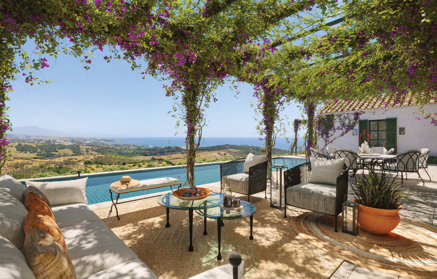 1 - sea view villa for sale in casares - costa del sol andalusia spain