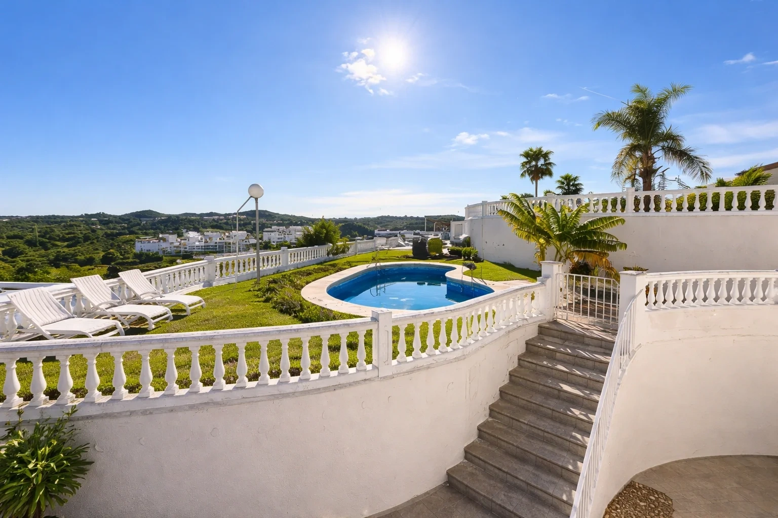 Haus meerblick mit Pool