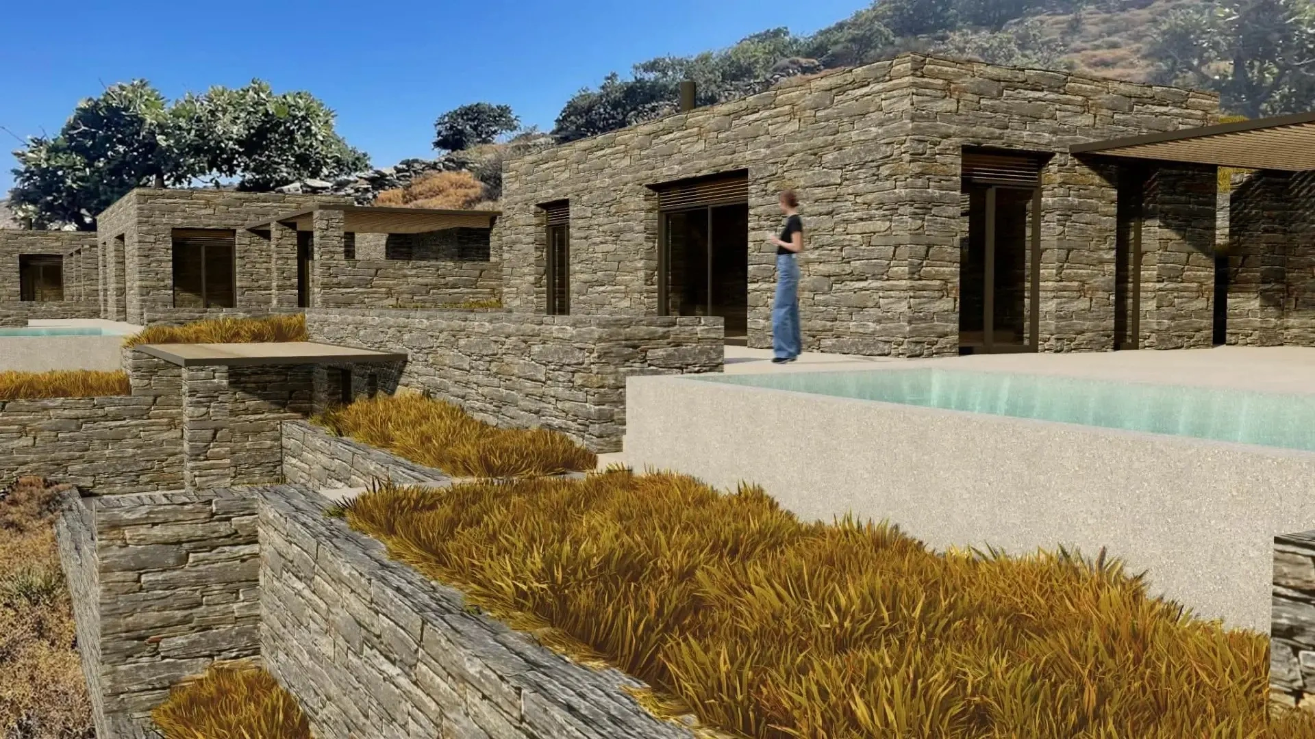 1 - vente maison vue mer kéa - cyclades egée méridionale grèce