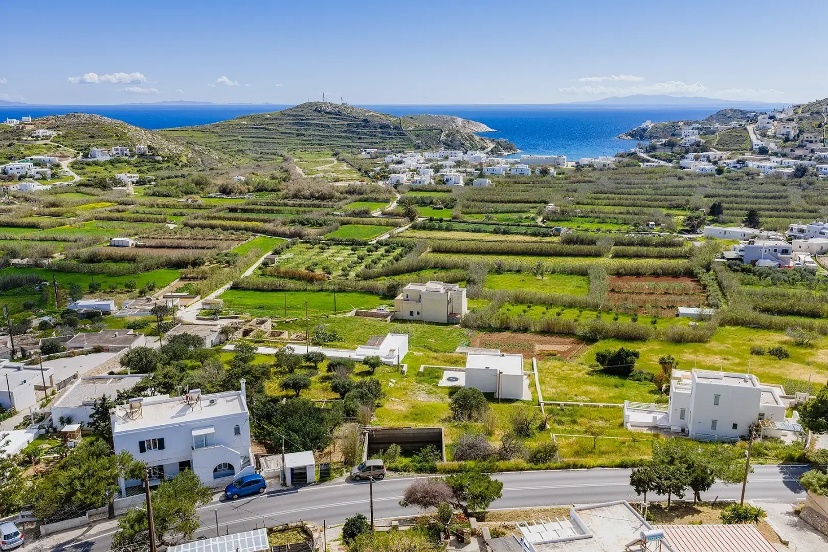 2 - vendita terreno vista mare siro - cicladi egeo meridionale grecia