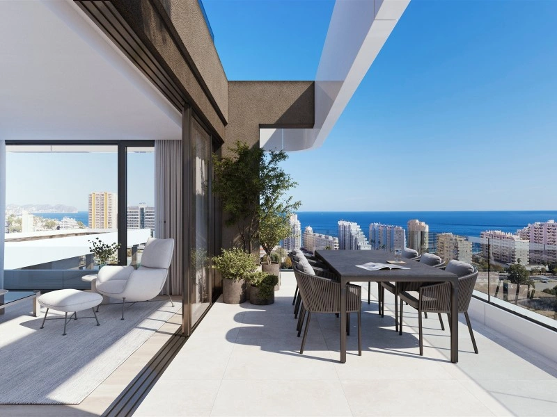 1 - verkoop appartement uitzicht op zee calpe - costa blanca valencian community spanje