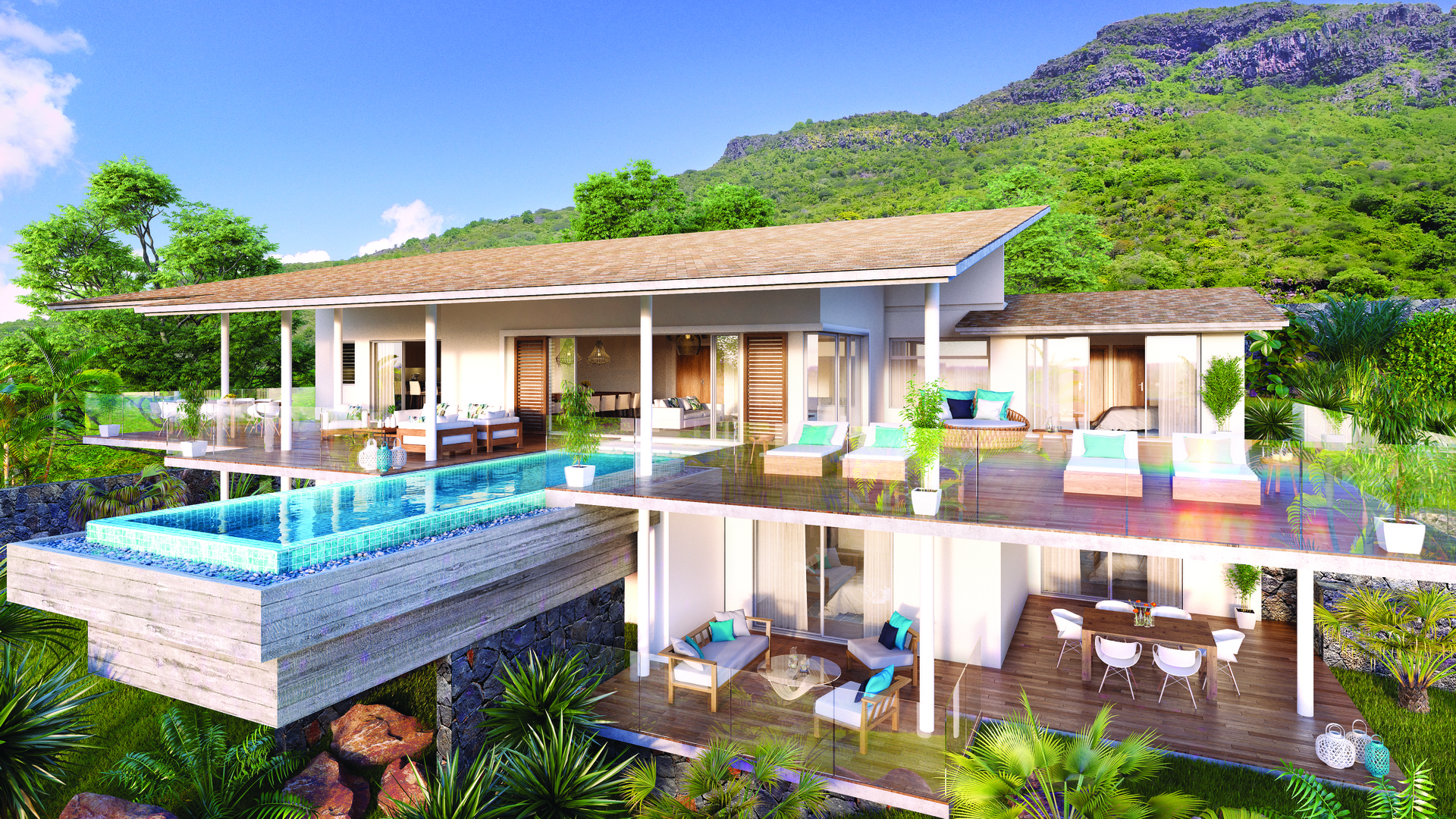 1 - sea view house for sale in black river rivière noire mauritius