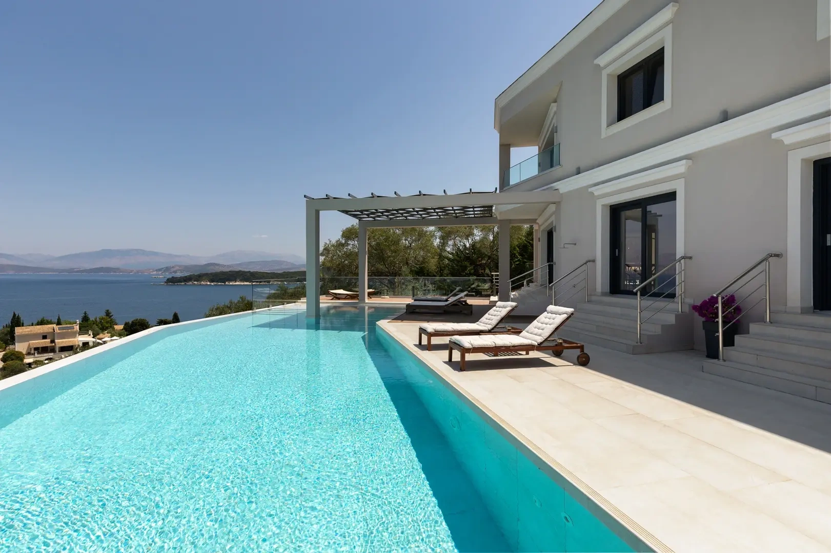 1 - waterfront villa for sale in kassiópi ionian islands greece