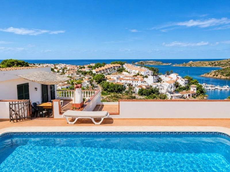 1 - vente maison vue mer es mercadal minorque - baléares espagne