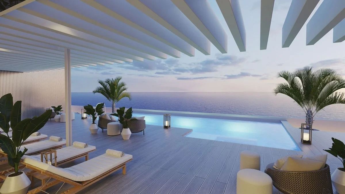 1 - продажа квартира ноги в воде malaga  андалусия испания