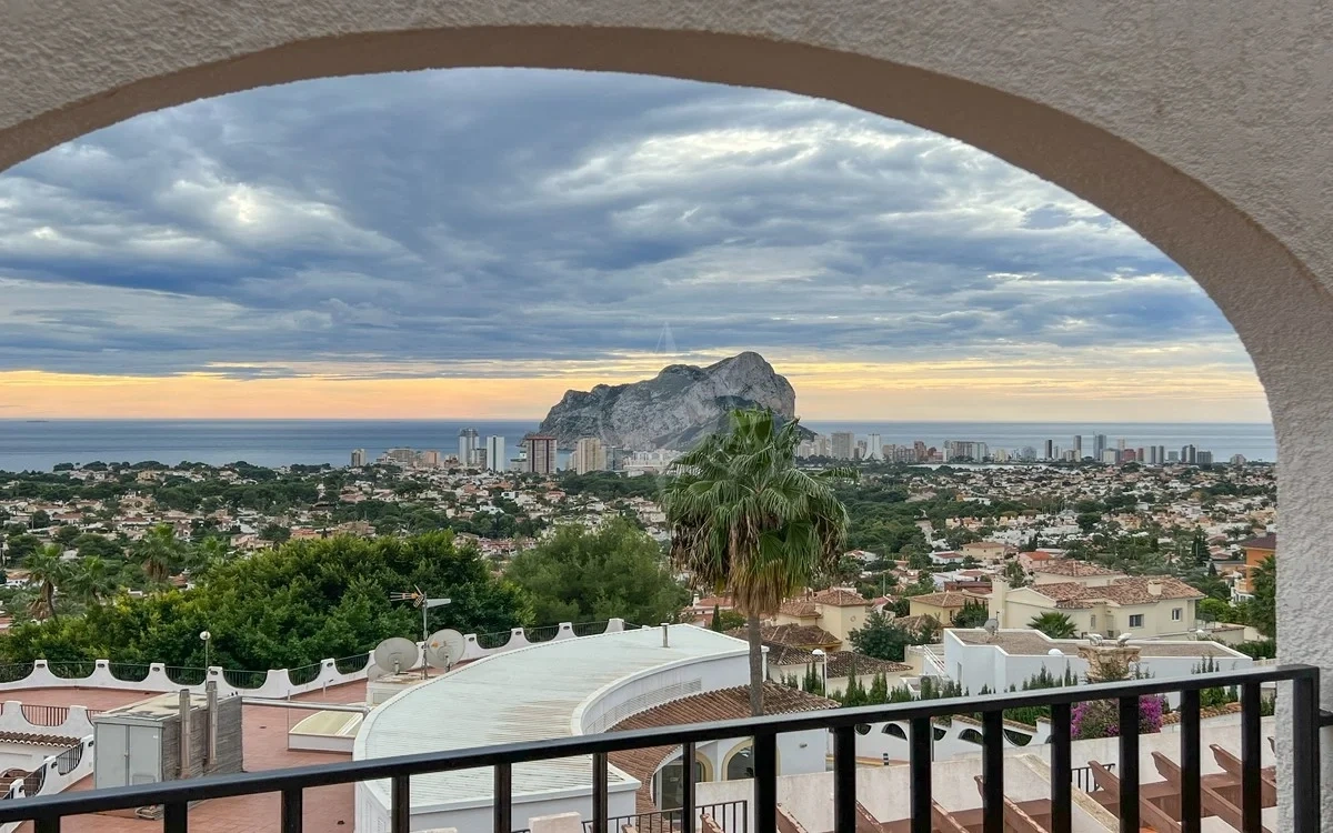 1 - venda apartamento vista de mar calpe - costa blanca comunidade valenciana espanha